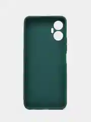 Зеленый силиконовый чехол для ITEL Vision 5 Plus (Ител Вижен 5 Плюс), прозрачный