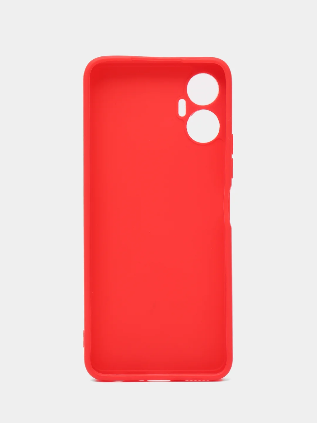Красный силиконовый чехол для ITEL Vision 5 Plus (Ител Вижен 5 Плюс), прозрачный