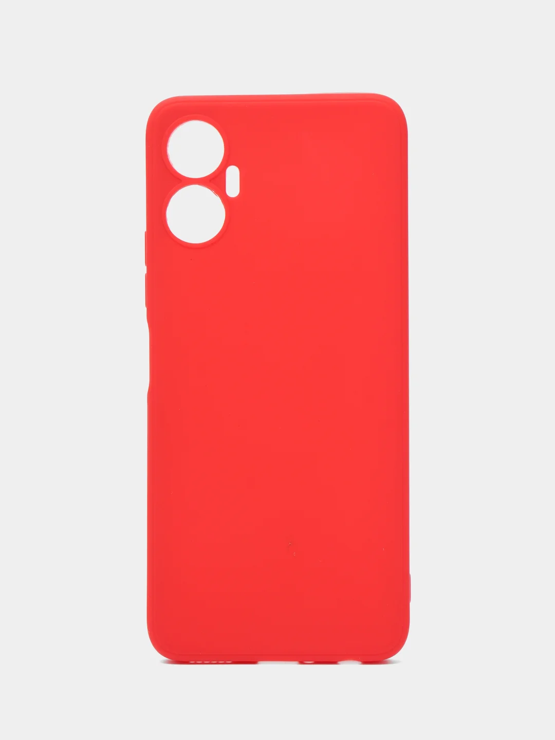 Красный силиконовый чехол для ITEL Vision 5 Plus (Ител Вижен 5 Плюс), прозрачный