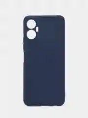 Синий силиконовый чехол для ITEL Vision 5 Plus (Ител Вижен 5 Плюс), прозрачный