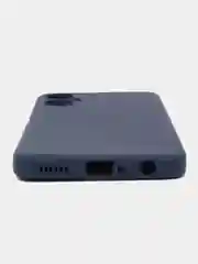 Синий силиконовый чехол для ITEL Vision 5 Plus (Ител Вижен 5 Плюс), прозрачный