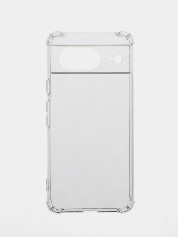 Силиконовый чехол для Google Pixel 8 (Гугл Пиксель 8), прозрачный