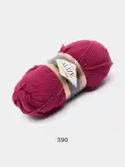 Вишнёвый пряжа Alize Lanagold, 240 м