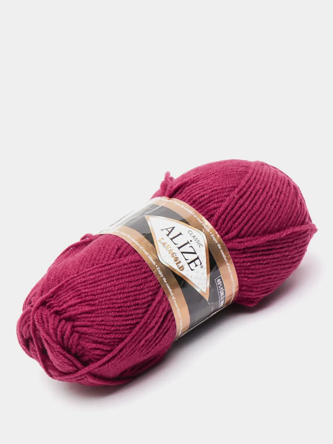 Вишнёвый пряжа Alize Lanagold, 240 м