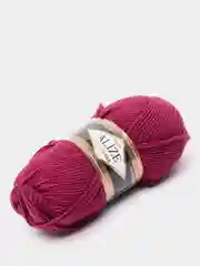 Вишнёвый пряжа Alize Lanagold, 240 м