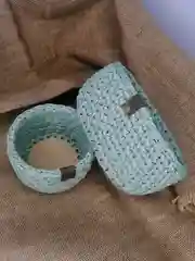 Набор корзин, вязанные, 2 штуки