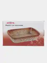Коричневый форма для запекания JEWEL "Мрамор", 30 см, коричневая, керамика