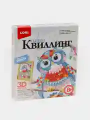 Набор для творчества. Создание панно в технике квиллинг Совушка. Lori
