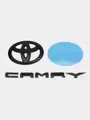 Черный накладка на логотип TOYOTA CAMRY