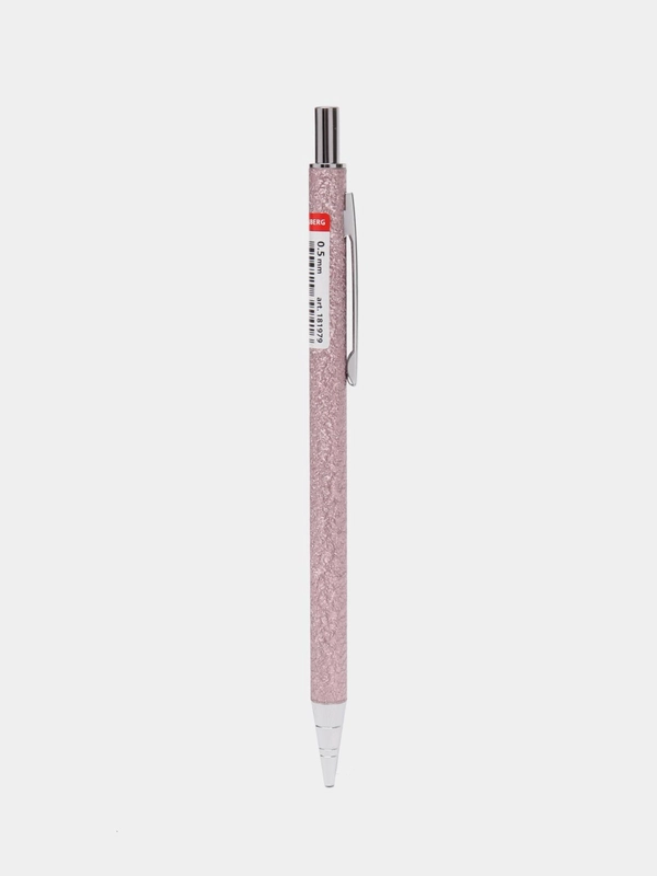 Карандаш механический 0,5 мм, Hb, металлический корпус, Brauberg Rose Pink, 181979