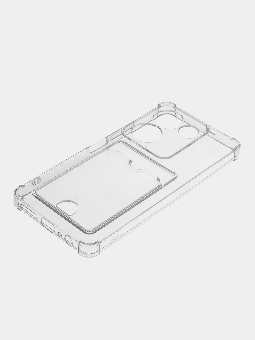 Марсала чехол для Tecno Camon 20 / 20 Pro, Техно Камон 20 Про, прозрачный, с карманом для карты