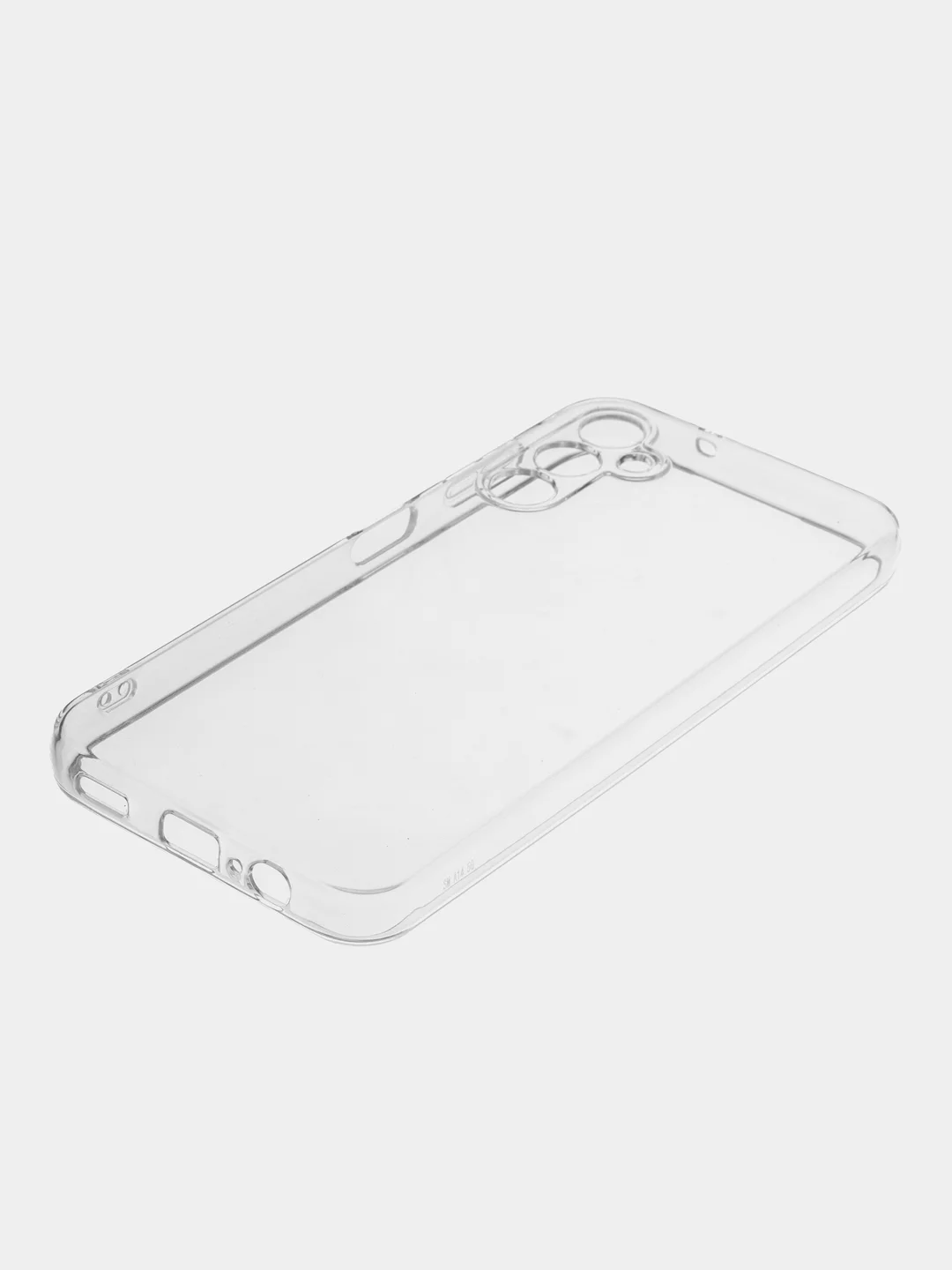 Белый чехол для Samsung Galaxy A14 4G (Самсунг Галакси А14) прозрачный, силиконовый