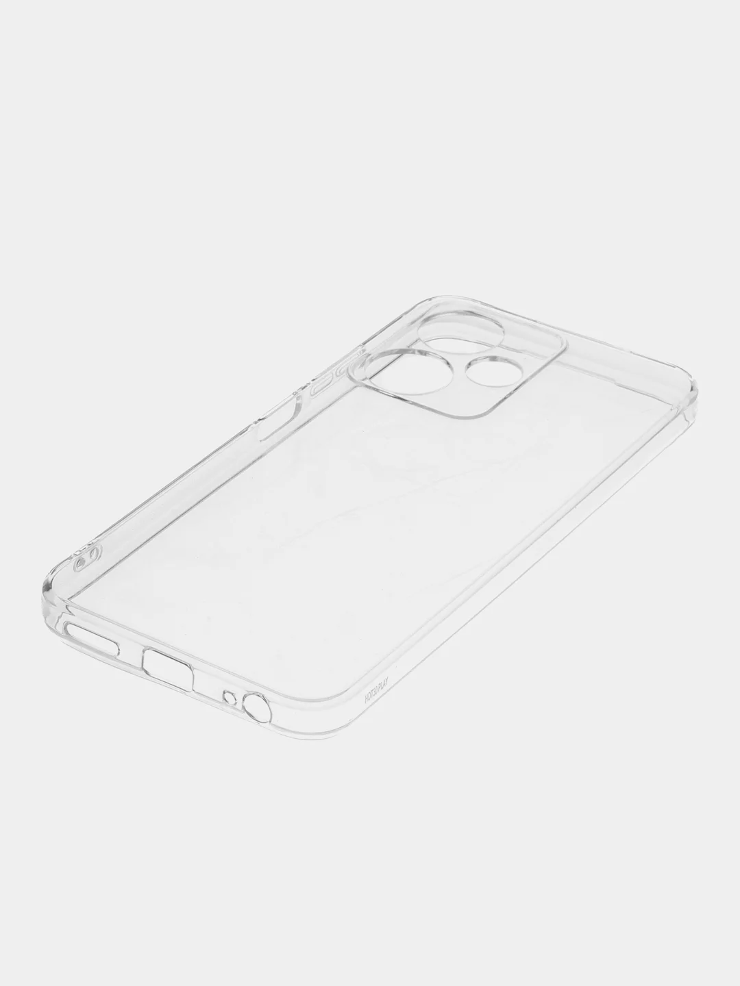 Прозрачный чехол Infinix Hot 30 Play Инфиникс Хот 30 Плей, прозрачный, силиконовый, с защитой камеры