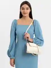 Молочный сумка женская через плечо