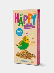 Корм сухой для волнистых попугаев MR HAPPY, 400 г