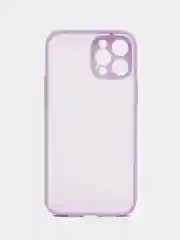 Лавандовый чехол на iPhone 12 Pro Max / Айфон 12 Про Макс пластиковый, матовый, с цветными кнопками