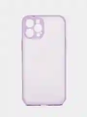 Лавандовый чехол на iPhone 12 Pro Max / Айфон 12 Про Макс пластиковый, матовый, с цветными кнопками