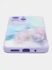 Лавандовый чехол для Xiaomi Redmi 12 (Сяоми Редми 12), пластиковый, глянцевый