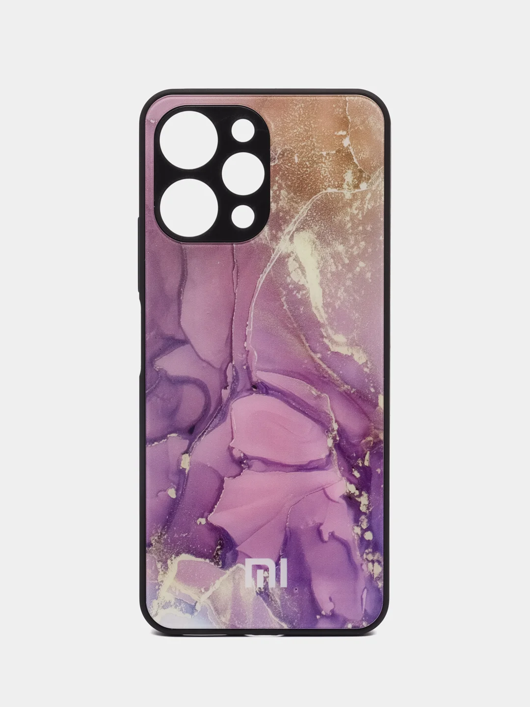 Пурпурный чехол для Xiaomi Redmi 12 (Сяоми Редми 12), пластиковый, глянцевый