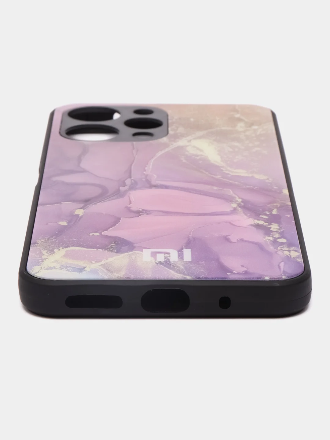Пурпурный чехол для Xiaomi Redmi 12 (Сяоми Редми 12), пластиковый, глянцевый