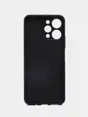 Серый чехол для Xiaomi Redmi 12 (Сяоми Редми 12), пластиковый, глянцевый