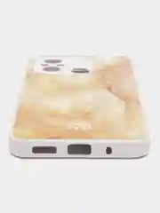 Желтый чехол для Xiaomi Redmi 12C (Сяоми Редми 12С), пластиковый, глянцевый