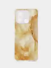 Желтый чехол для Xiaomi Redmi 12C (Сяоми Редми 12С), пластиковый, глянцевый