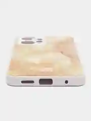 Желтый чехол для Xiaomi Redmi Note 12 4G (Редми Нот 12 4Г), пластиковый, глянцевый