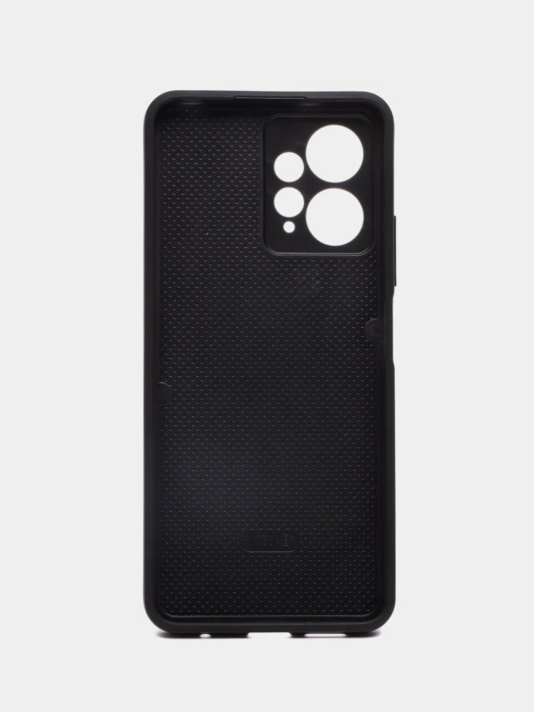 Серый чехол для Xiaomi Redmi Note 12 4G (Редми Нот 12 4Г), пластиковый, глянцевый