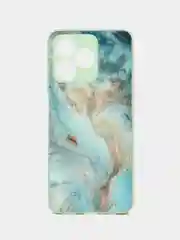 Бирюзовый чехол для Realme C51 / C53 / Реалми С51 / С53 / Realme Note 50 пластиковый, глянцевый