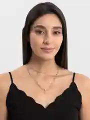 Многослойная цепочка с жемчужиной