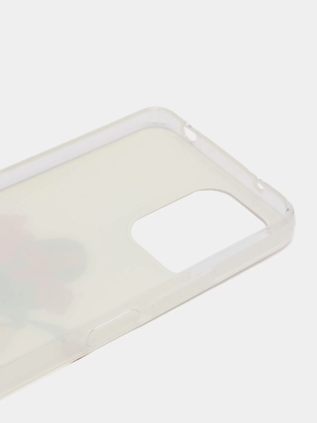 Кремовый чехол для Xiaomi Redmi 12 / Сяоми Редми 12, силиконовый, с рисунком