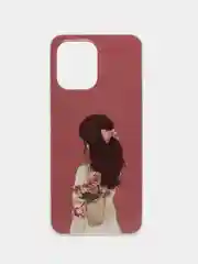 Марсала чехол для Xiaomi Redmi 12 / Сяоми Редми 12, силиконовый, с рисунком