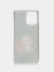 Тёмно-серый чехол для Xiaomi Redmi 12 / Сяоми Редми 12, силиконовый, с рисунком