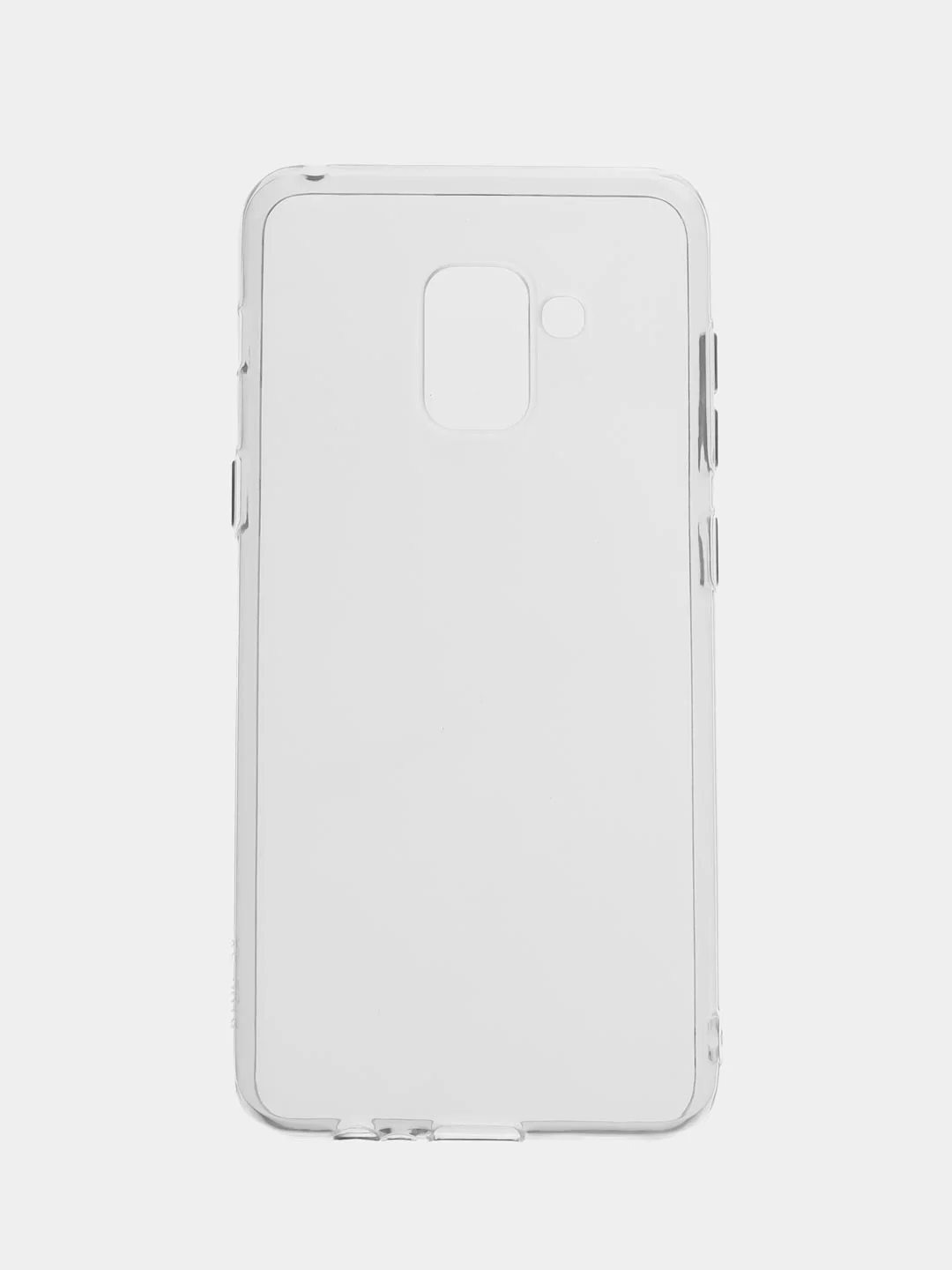Прозрачный чехол Samsung Galaxy A8 2018 / Самсунг Галакси А8 2018 силиконовый цветной матовый