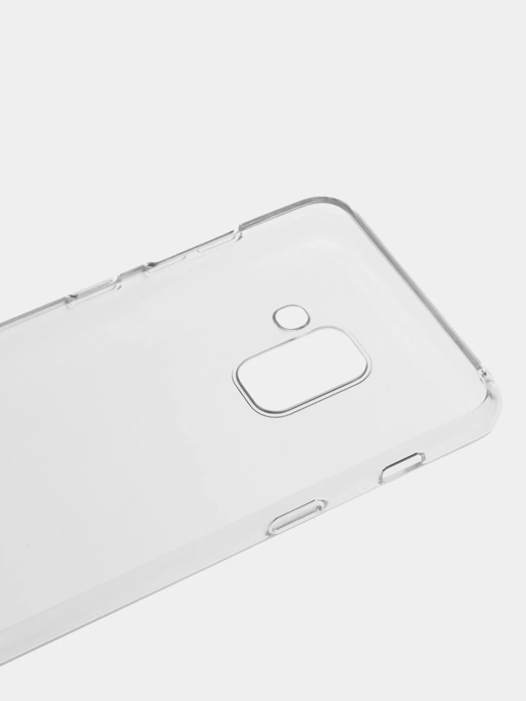 Прозрачный чехол Samsung Galaxy A8 2018 / Самсунг Галакси А8 2018 силиконовый цветной матовый