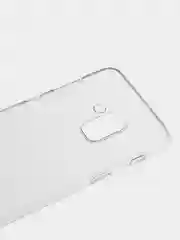 Прозрачный чехол Samsung Galaxy A8 2018 / Самсунг Галакси А8 2018 силиконовый цветной матовый