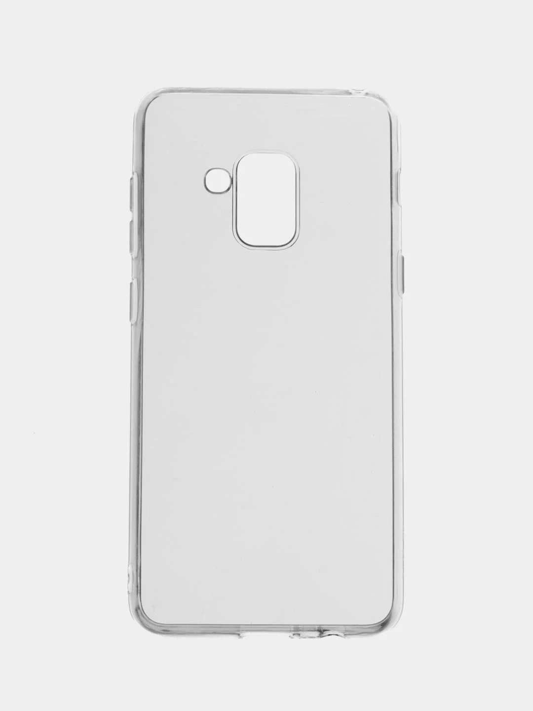 Прозрачный чехол Samsung Galaxy A8 2018 / Самсунг Галакси А8 2018 силиконовый цветной матовый