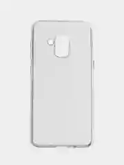 Прозрачный чехол Samsung Galaxy A8 2018 / Самсунг Галакси А8 2018 силиконовый цветной матовый