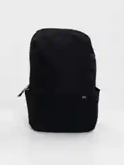 Черный рюкзак подростковый, 41,5 x 28 x 15,5 см, 1 отд., 4 кармана, ПЭ под ткань