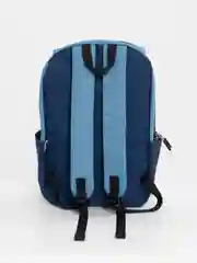 Голубой рюкзак подростковый, 41,5 x 28 x 15,5 см, 1 отд., 4 кармана, ПЭ под ткань