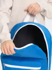 Голубой рюкзак детский