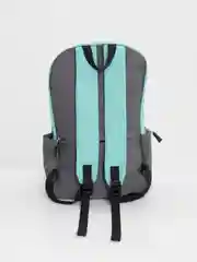Бирюзовый рюкзак подростковый, 41,5 x 28 x 15,5 см, 1 отд., 4 кармана, ПЭ под ткань