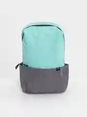 Бирюзовый рюкзак подростковый, 41,5 x 28 x 15,5 см, 1 отд., 4 кармана, ПЭ под ткань