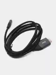 Кабель UA16 HDMI to TYPE-C, 4К 30 Hz, 2 метра, черный