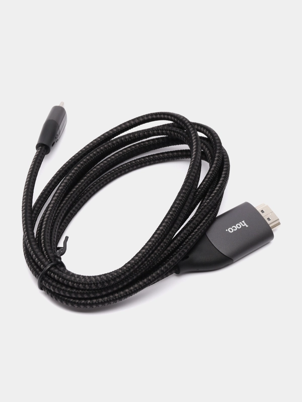 Кабель UA16 HDMI to TYPE-C, 4К 30 Hz, 2 метра, черный