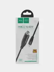 Кабель UA16 HDMI to TYPE-C, 4К 30 Hz, 2 метра, черный