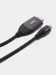 Кабель UA16 HDMI to TYPE-C, 4К 30 Hz, 2 метра, черный