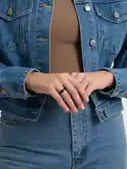 Черный кольцо керамическое XUPING, резное переливающееся