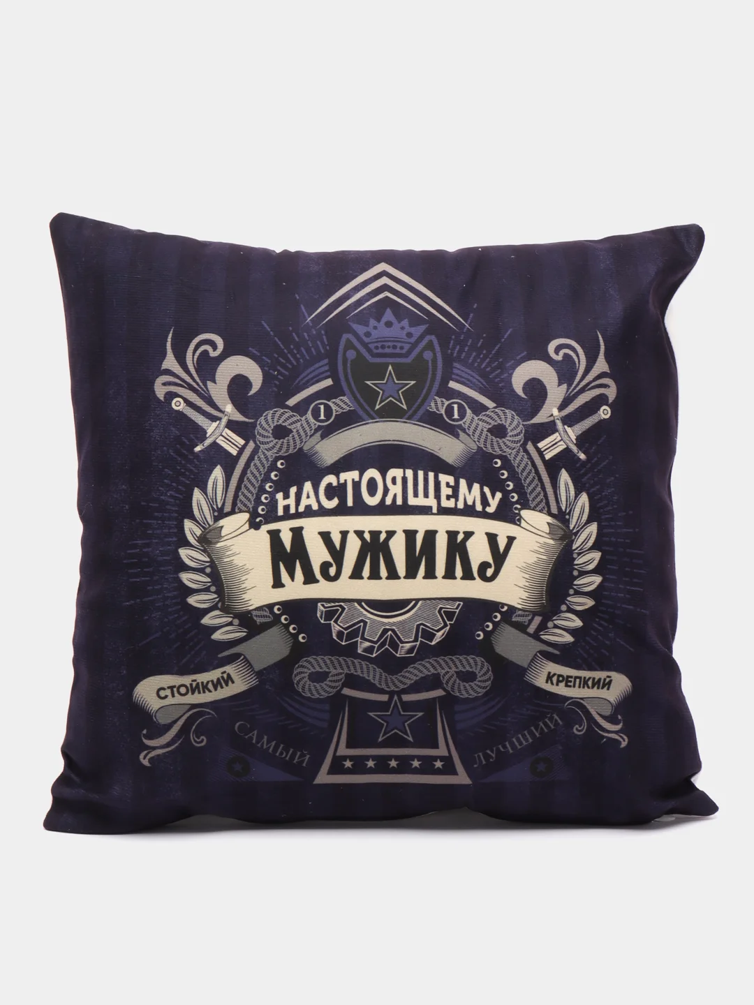 Индиго декоративная подушка, 40*40 см